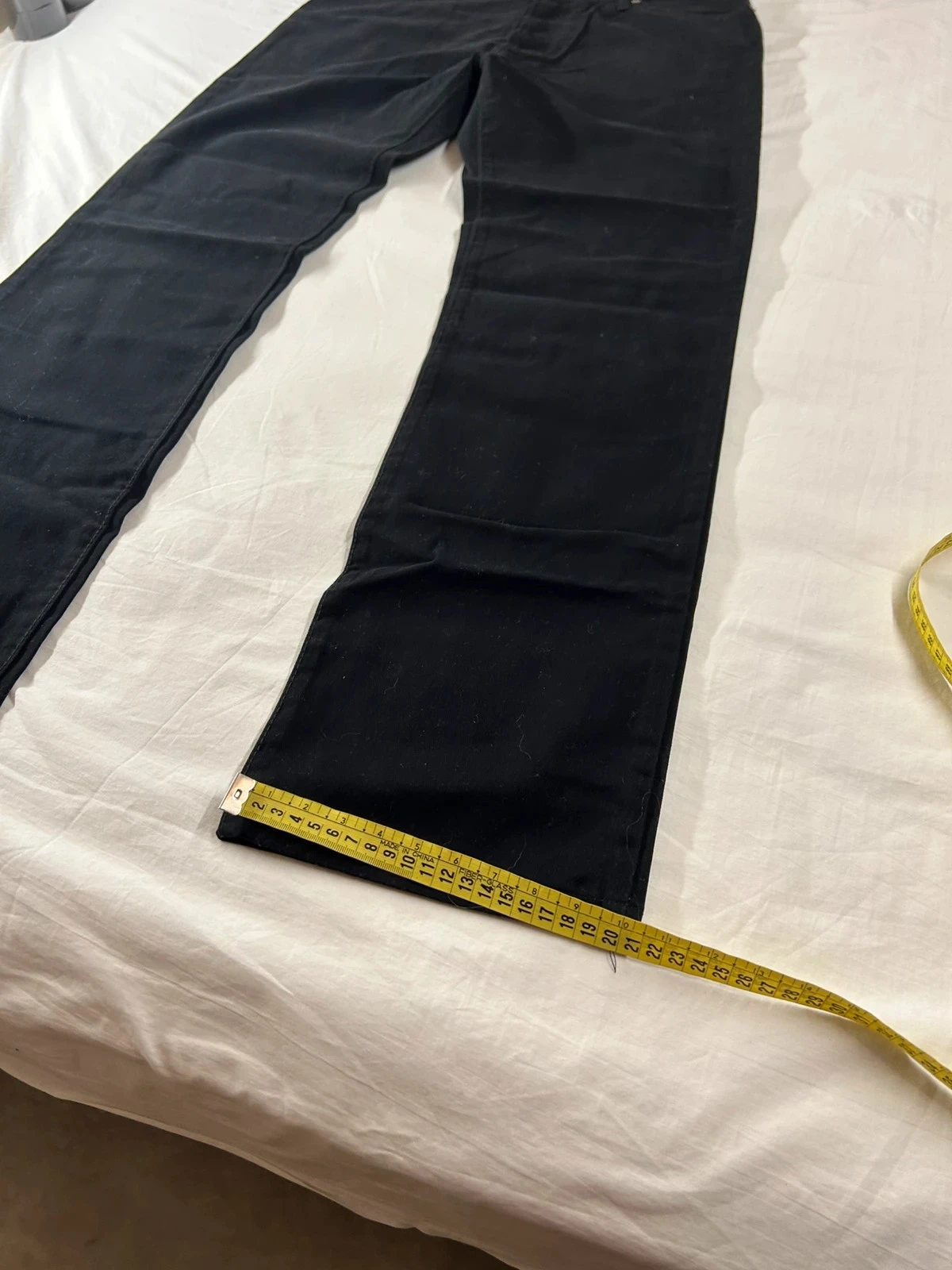 Jean noir coupe droite in extenso – photo 5
